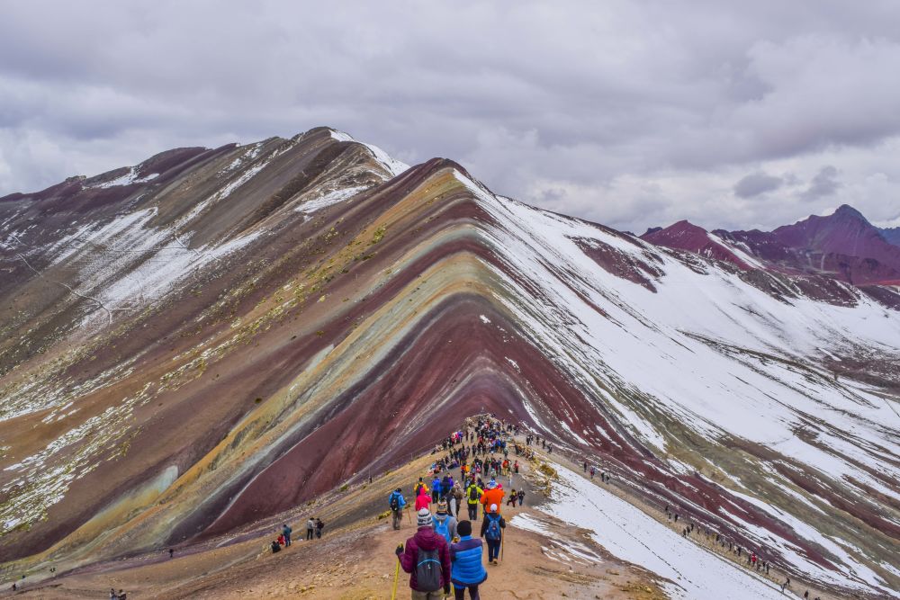 montaña de colores