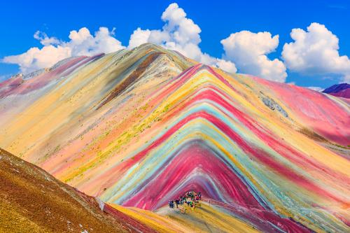 montaña de colores